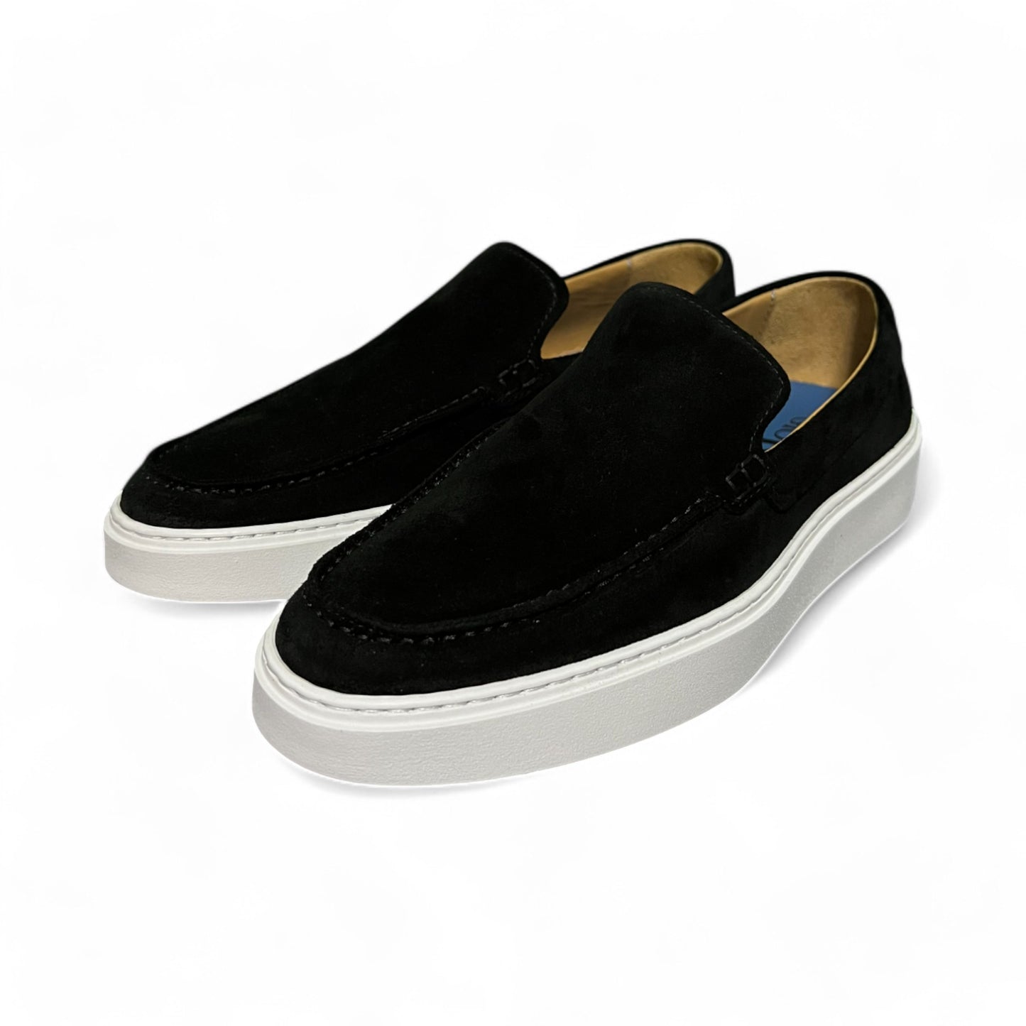 Giorgio 1958 Suede Loafer Sneaker Black