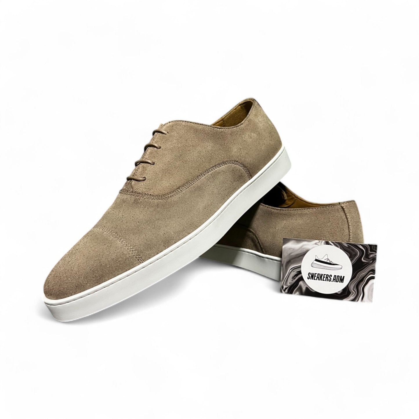 Giorgio 1958 Suede Oxford Sneaker Sand