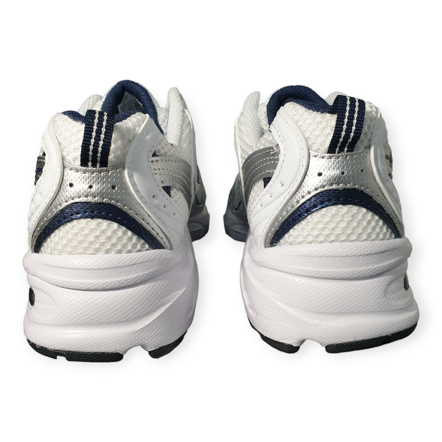 New Balance 530 White Silver Navy