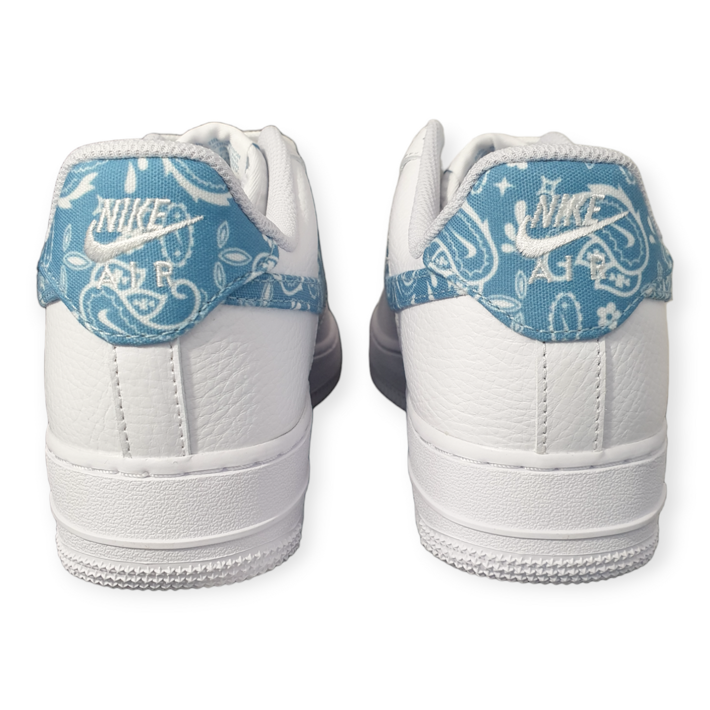 Nike Air Force 1 Low '07 Essential White Worn Blue Paisley