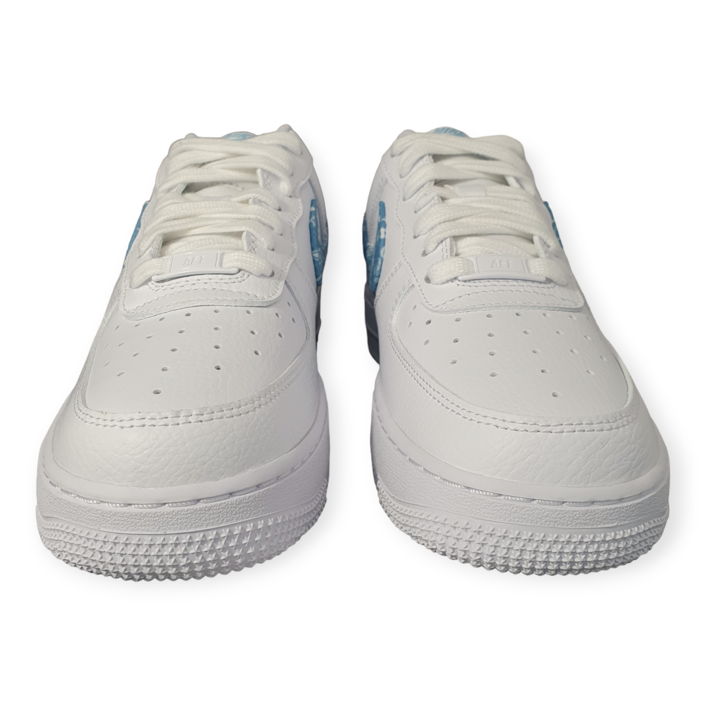 Nike Air Force 1 Low '07 Essential White Worn Blue Paisley