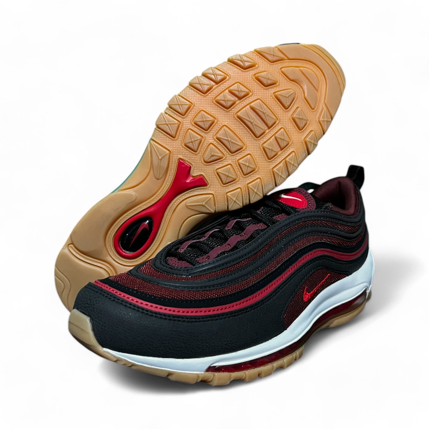 Nike Air Max 97 Black Team Scarlet