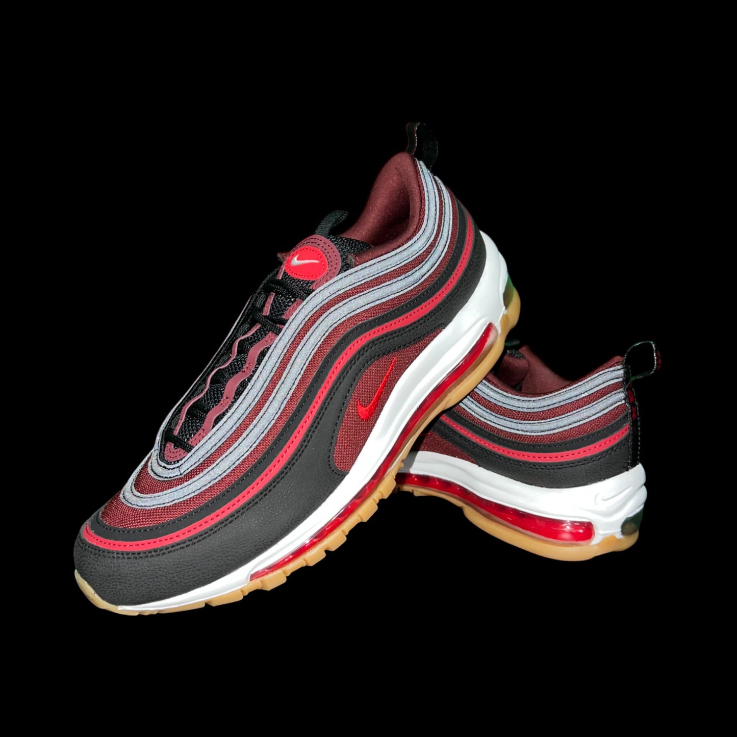 Nike Air Max 97 Black Team Scarlet
