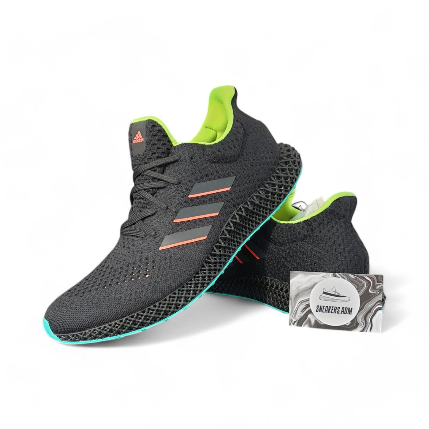 adidas Futurecraft 4D Black Neon