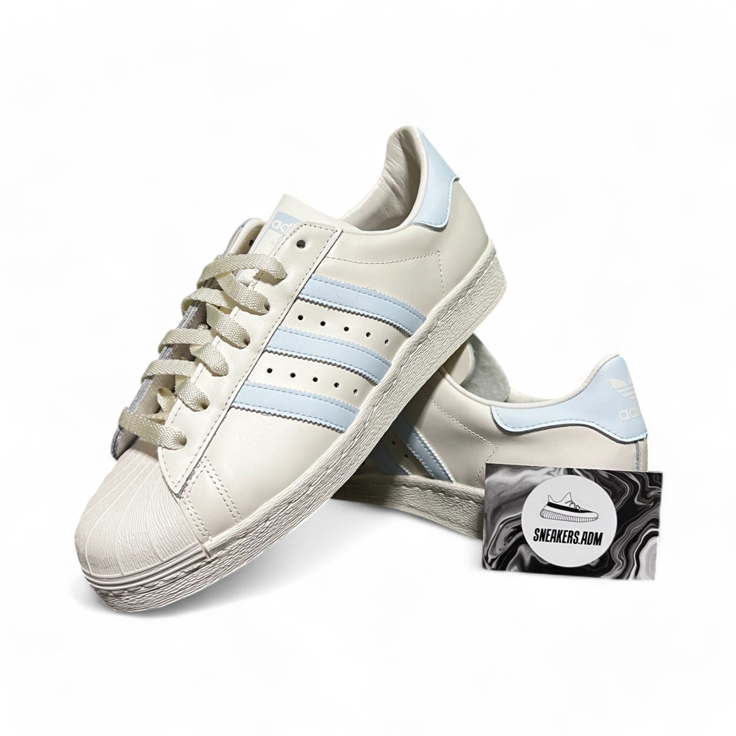 adidas Superstar 82 Cloud White Sky Tint
