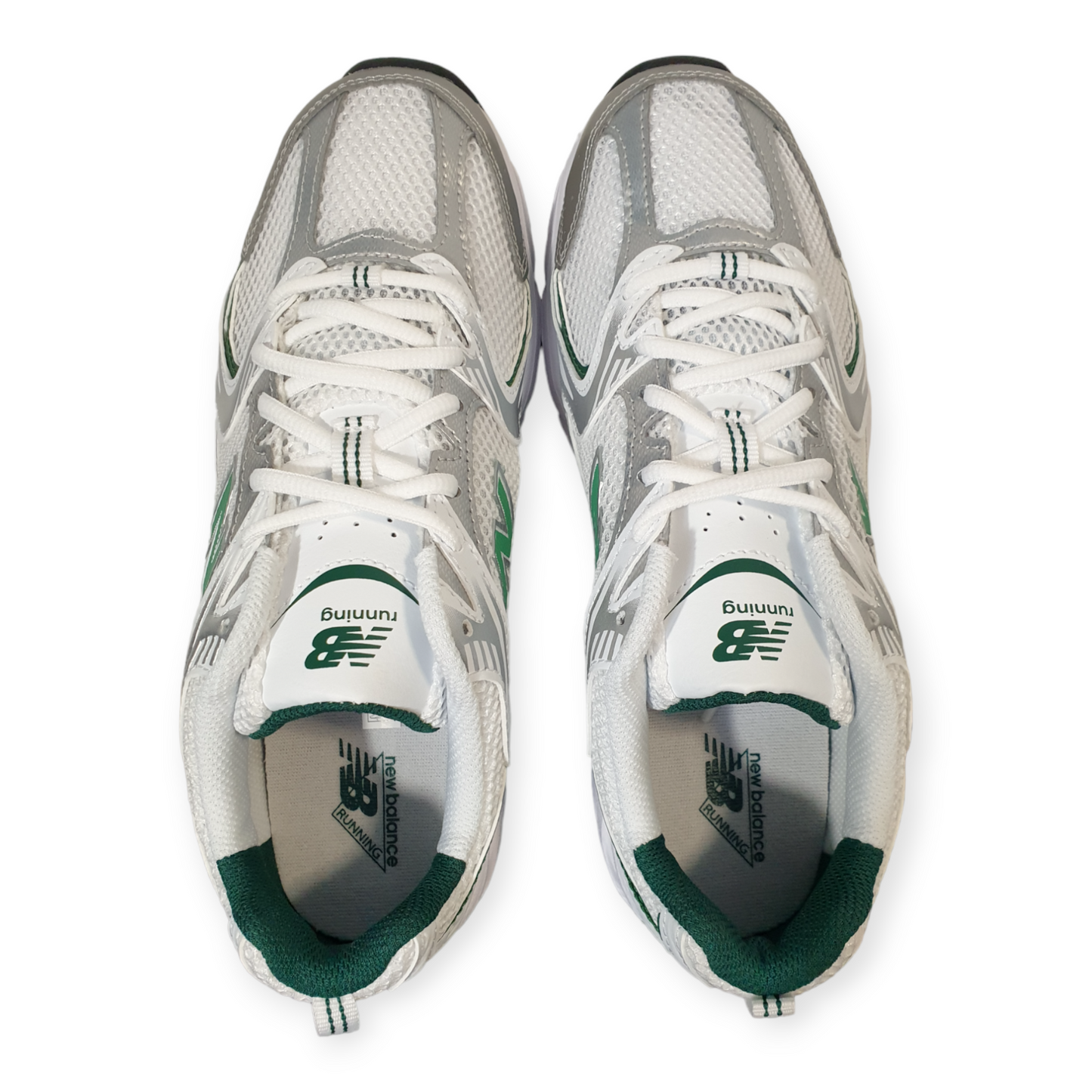 New Balance 530 White Nightwatch Green