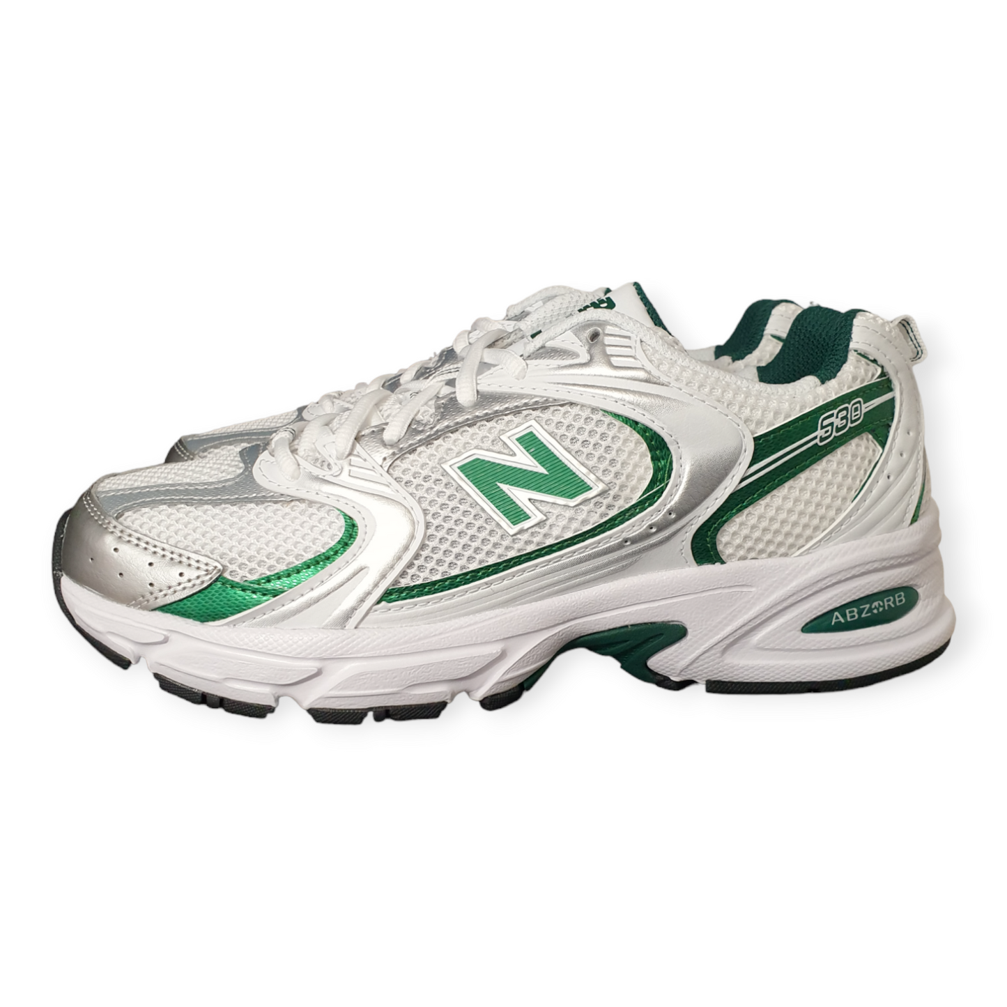 New Balance 530 White Nightwatch Green