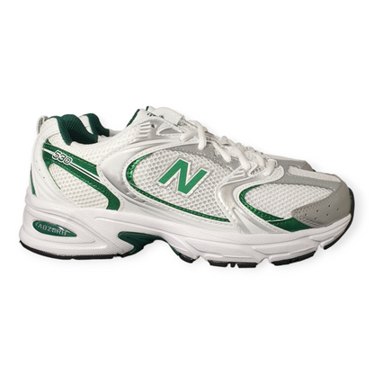 New Balance 530 White Nightwatch Green