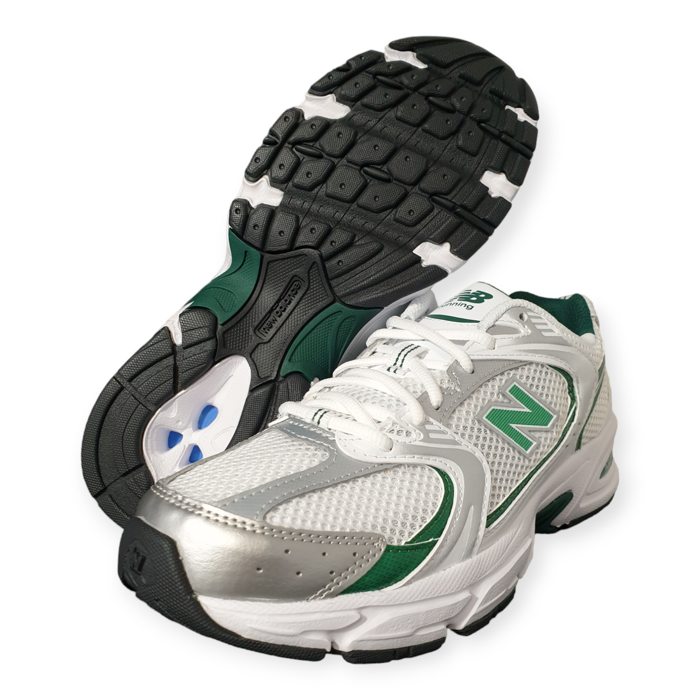New Balance 530 White Nightwatch Green