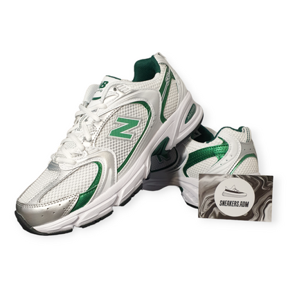 New Balance 530 White Nightwatch Green