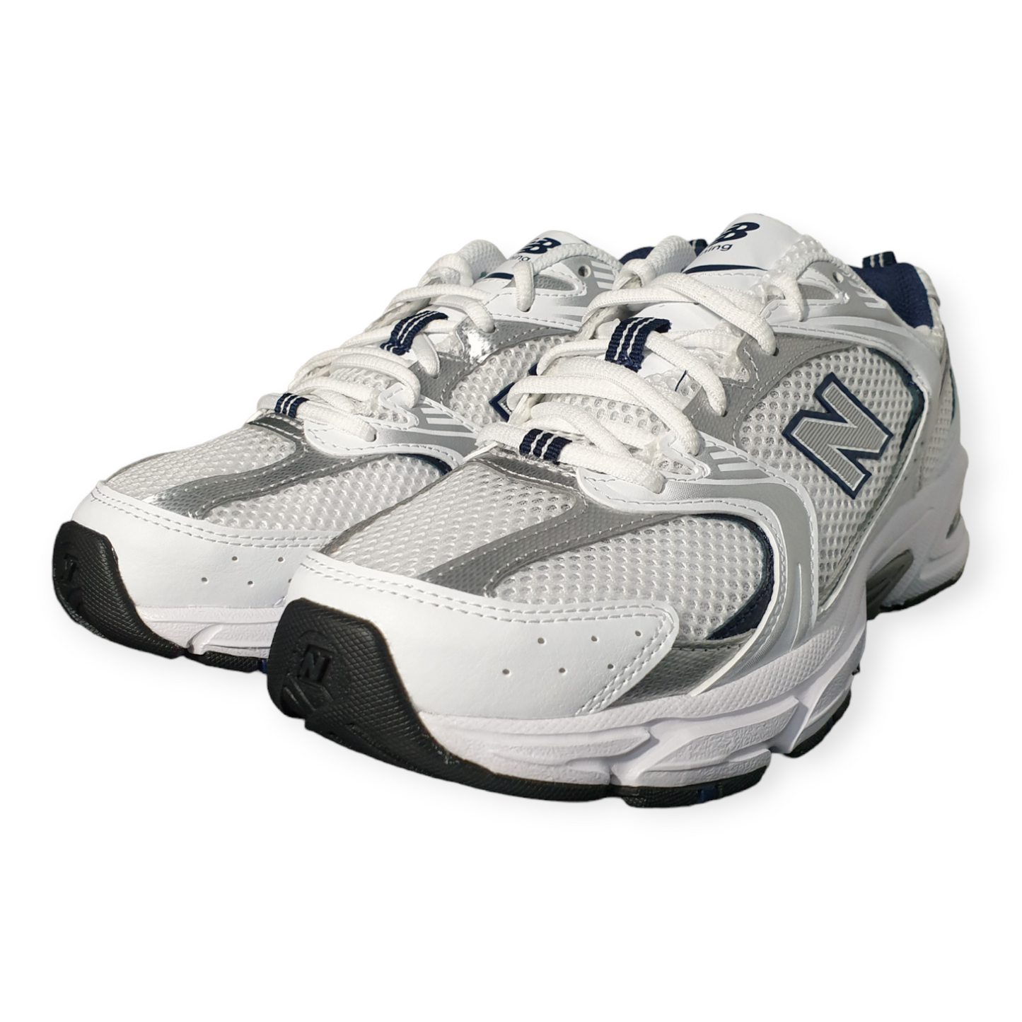 New Balance 530 White Silver Navy