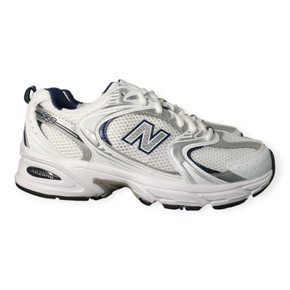 New Balance 530 White Silver Navy