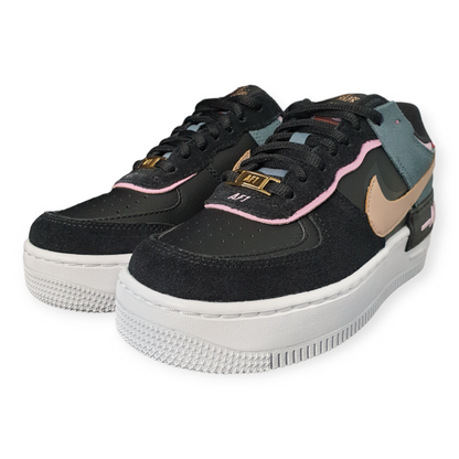 Nike Air Force 1 Low Shadow Black Light Arctic Pink Claystone Red
