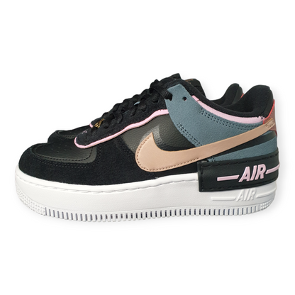Nike Air Force 1 Low Shadow Black Light Arctic Pink Claystone Red