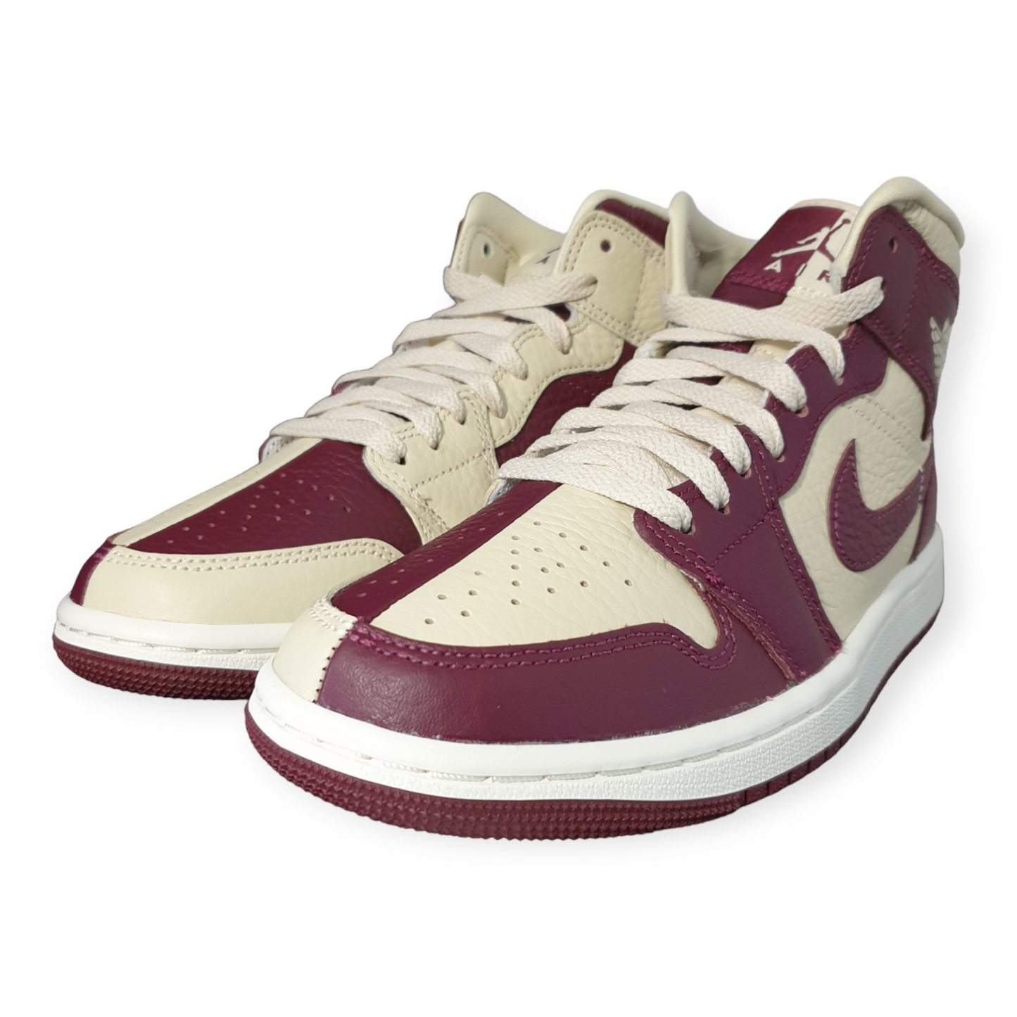 Nike Air Jordan 1 Mid SE Split Beach Cherrywood Red