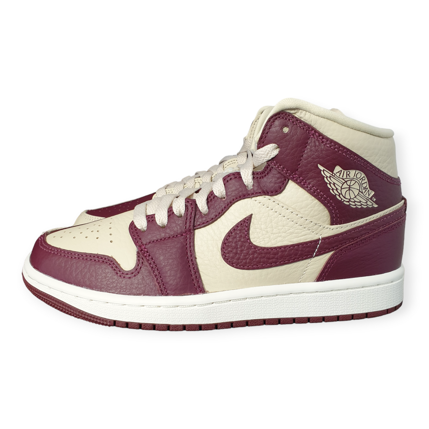 Nike Air Jordan 1 Mid SE Split Beach Cherrywood Red