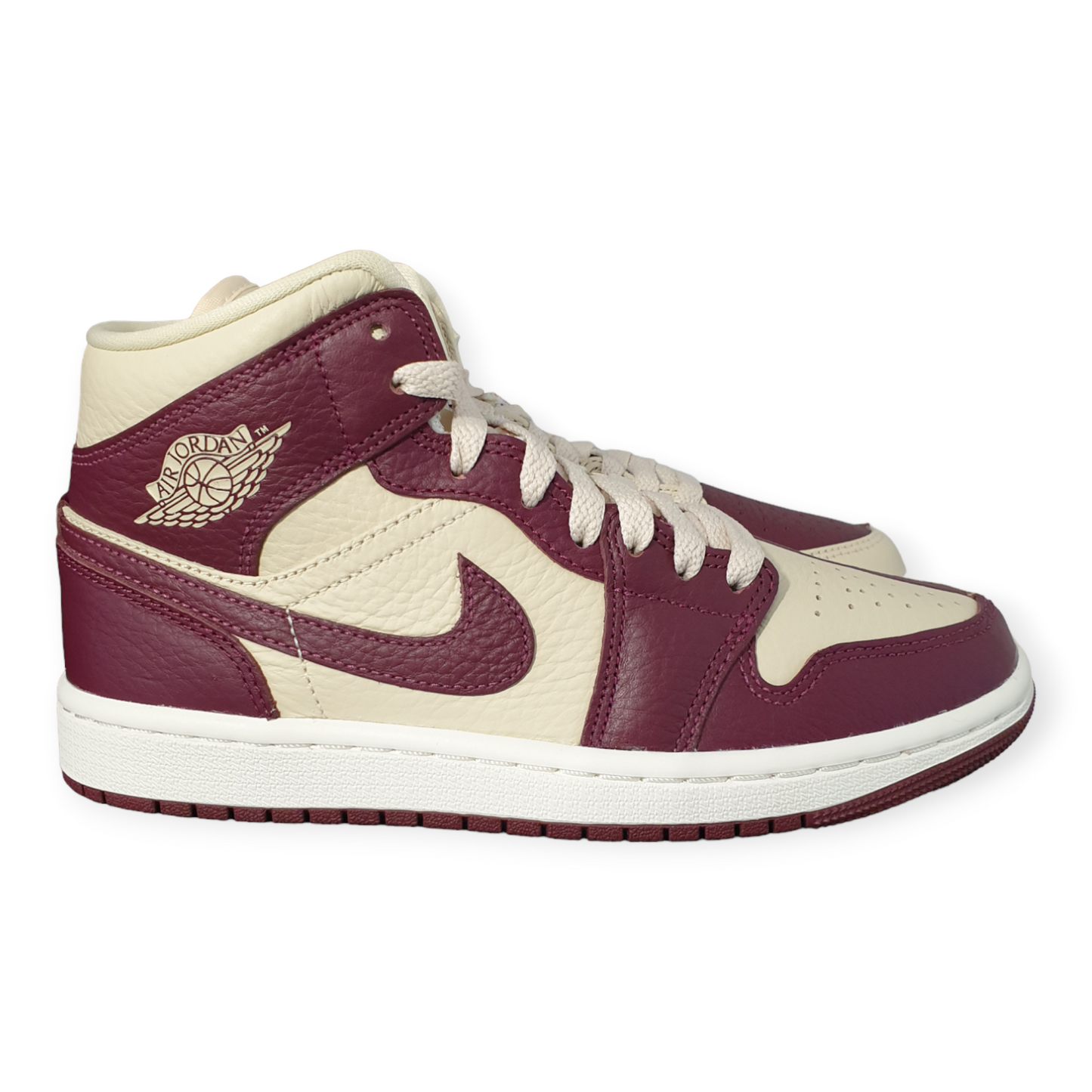 Nike Air Jordan 1 Mid SE Split Beach Cherrywood Red