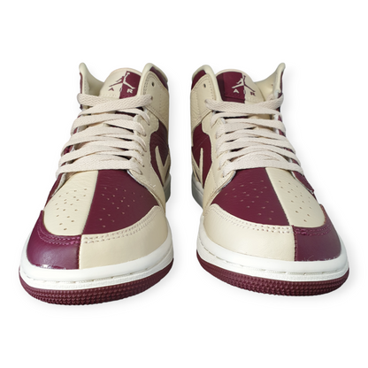 Nike Air Jordan 1 Mid SE Split Beach Cherrywood Red