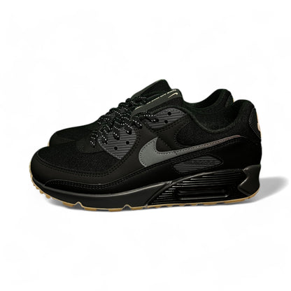 Nike Air Max 90 Black Smoke Grey Gum Reflective