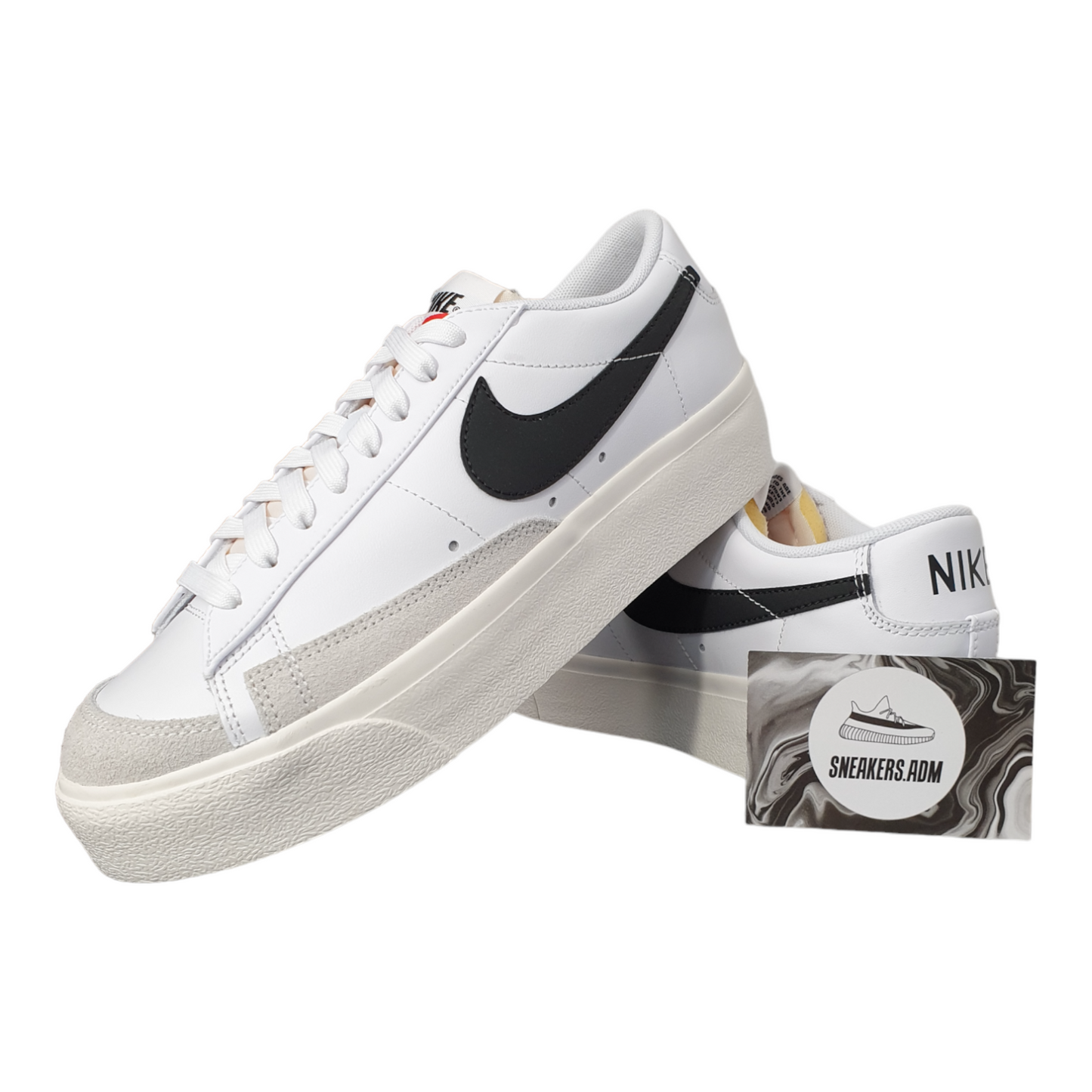 Nike Blazer Low Platform White Black