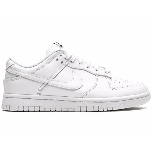 White sneaker with Nike logo on a white background