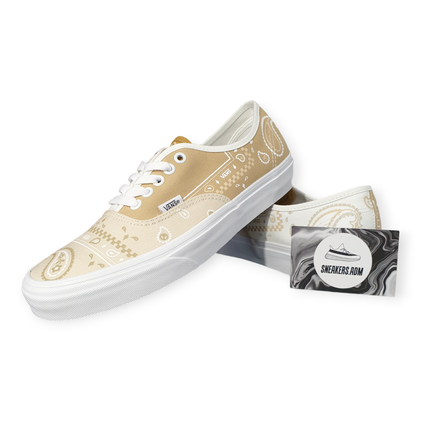 Vans Authentic Peace Paisley Peace True White