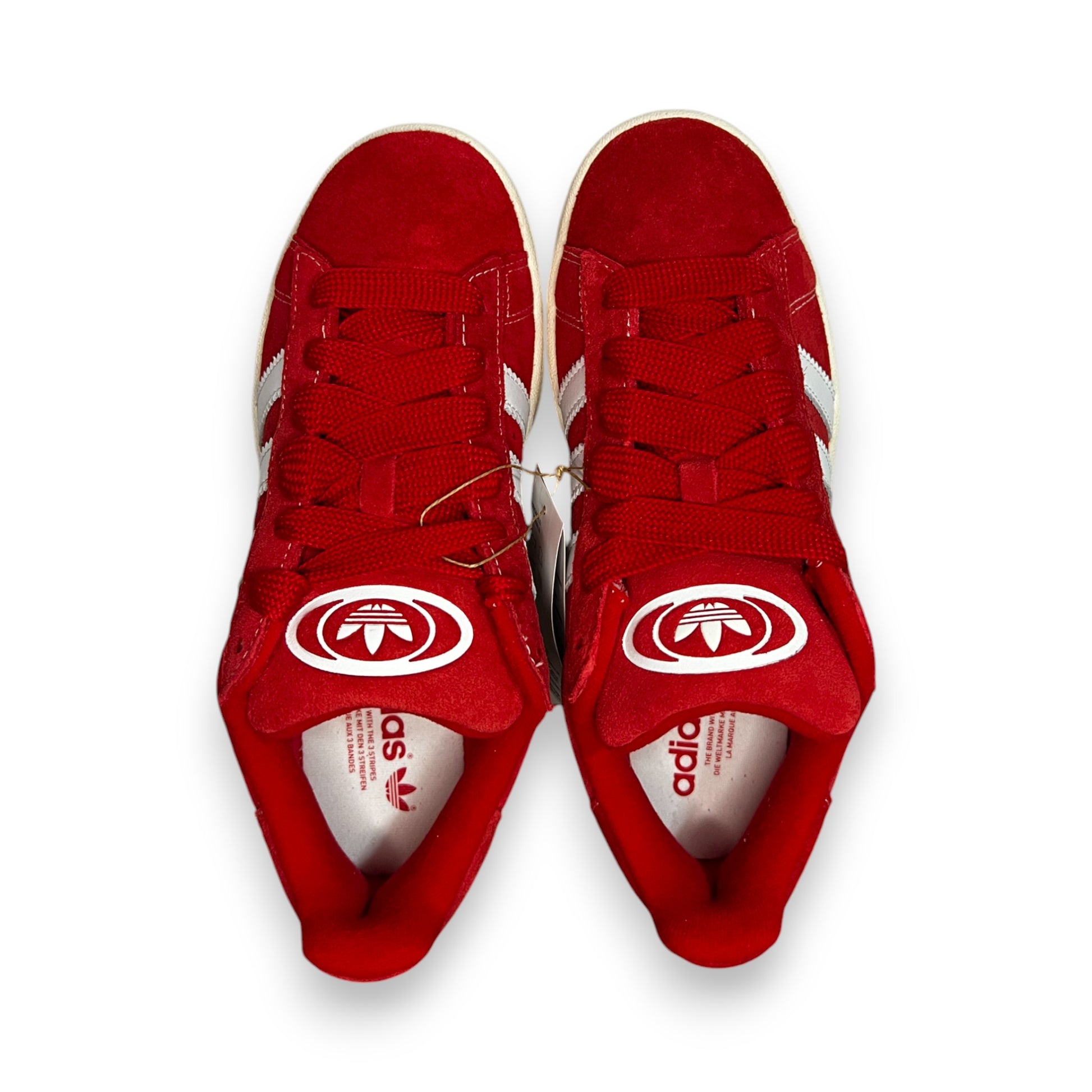 adidas Campus 00s Better Scarlet Cloud White Sneakers.ADM adidas Campus 00s Better Scarlet Cloud White Sneakers.ADM