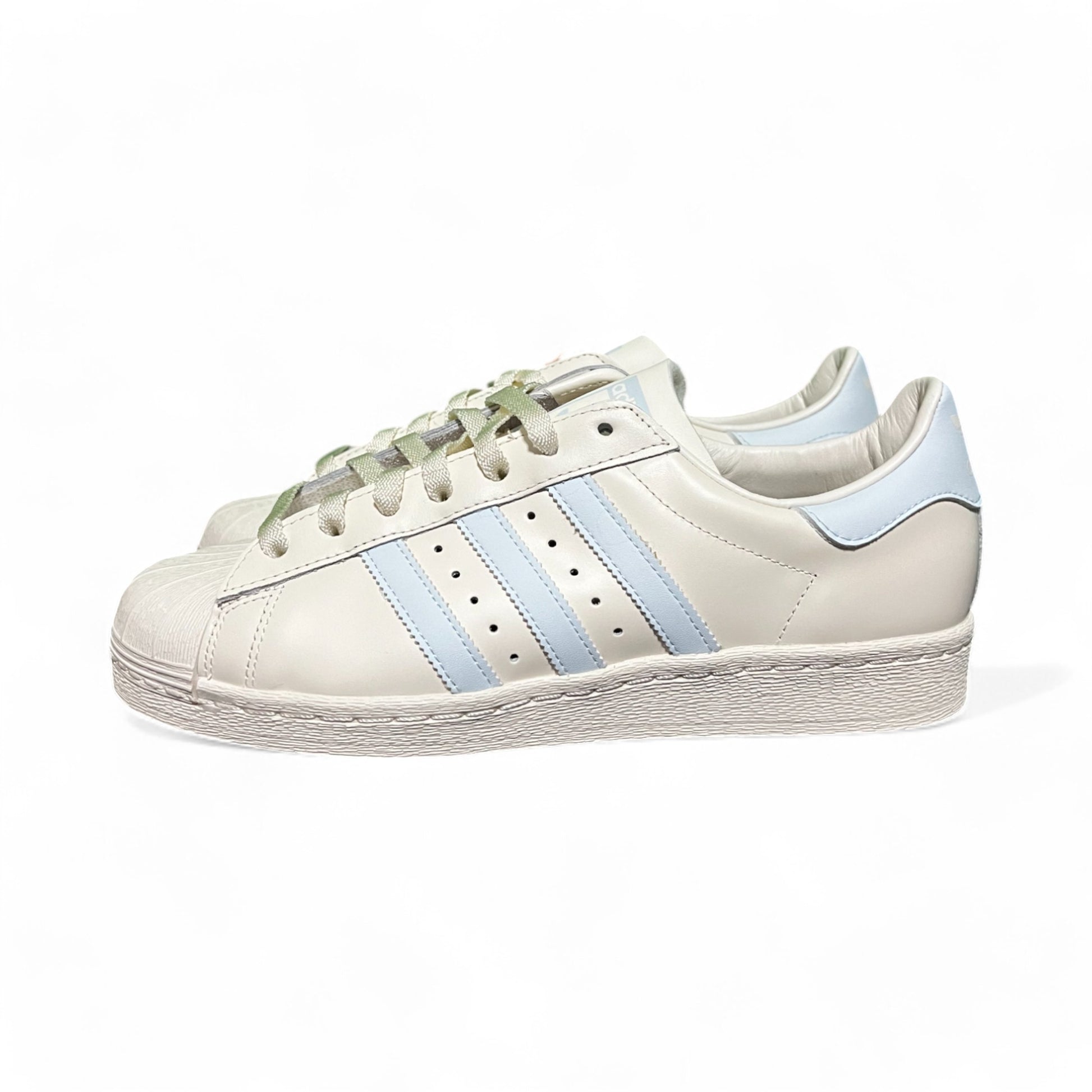 adidas Superstar 82 Cloud White Sky Tint Sneakers.ADM adidas Superstar 82 Cloud White Sky Tint Sneakers.ADM