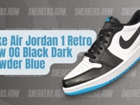 Nike Air Jordan 1 Retro Low OG Black Dark Powder Blue